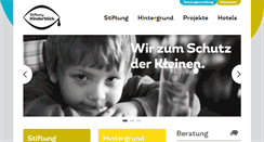 Desktop Screenshot of kinderblick.org